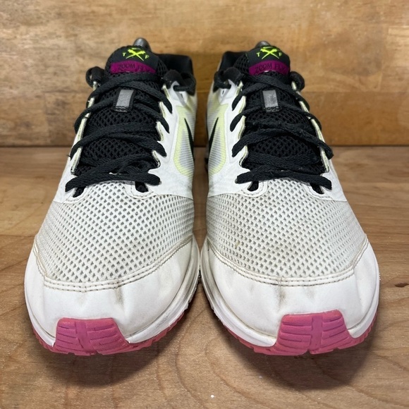 Nike Zoom Fly Womens Size 10 Running Shoes Sneakers White Yellow 630995-105 - Picture 2 of 8